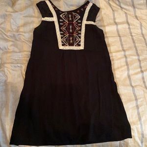 Xhilaration MIDI Black Dress (Size:S)